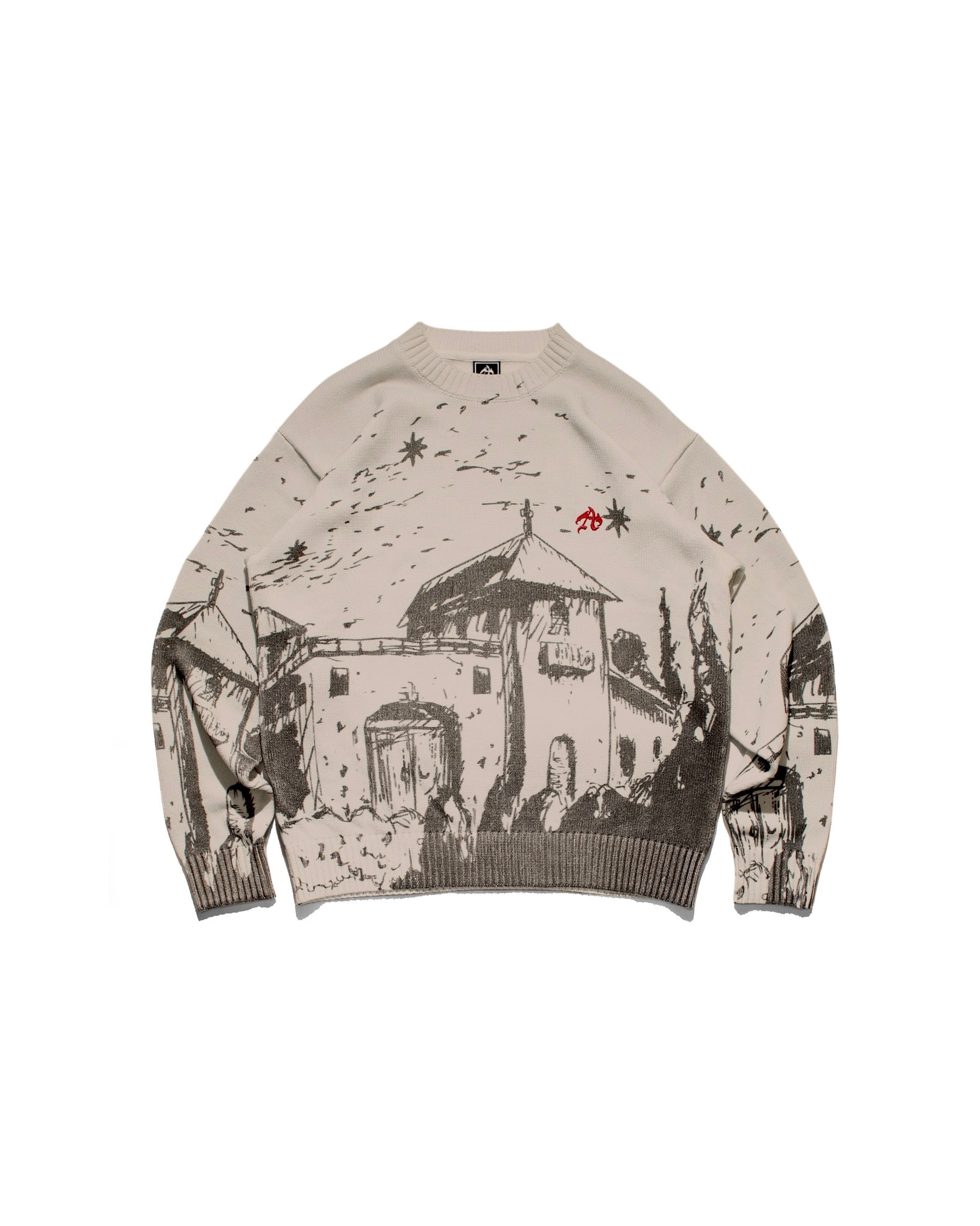 antimid ニット Mサイズ ANTIMID GRAPHIC KNIT