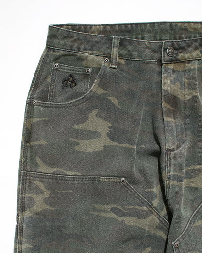 DOUBLE KNEE BAGGY DENIM