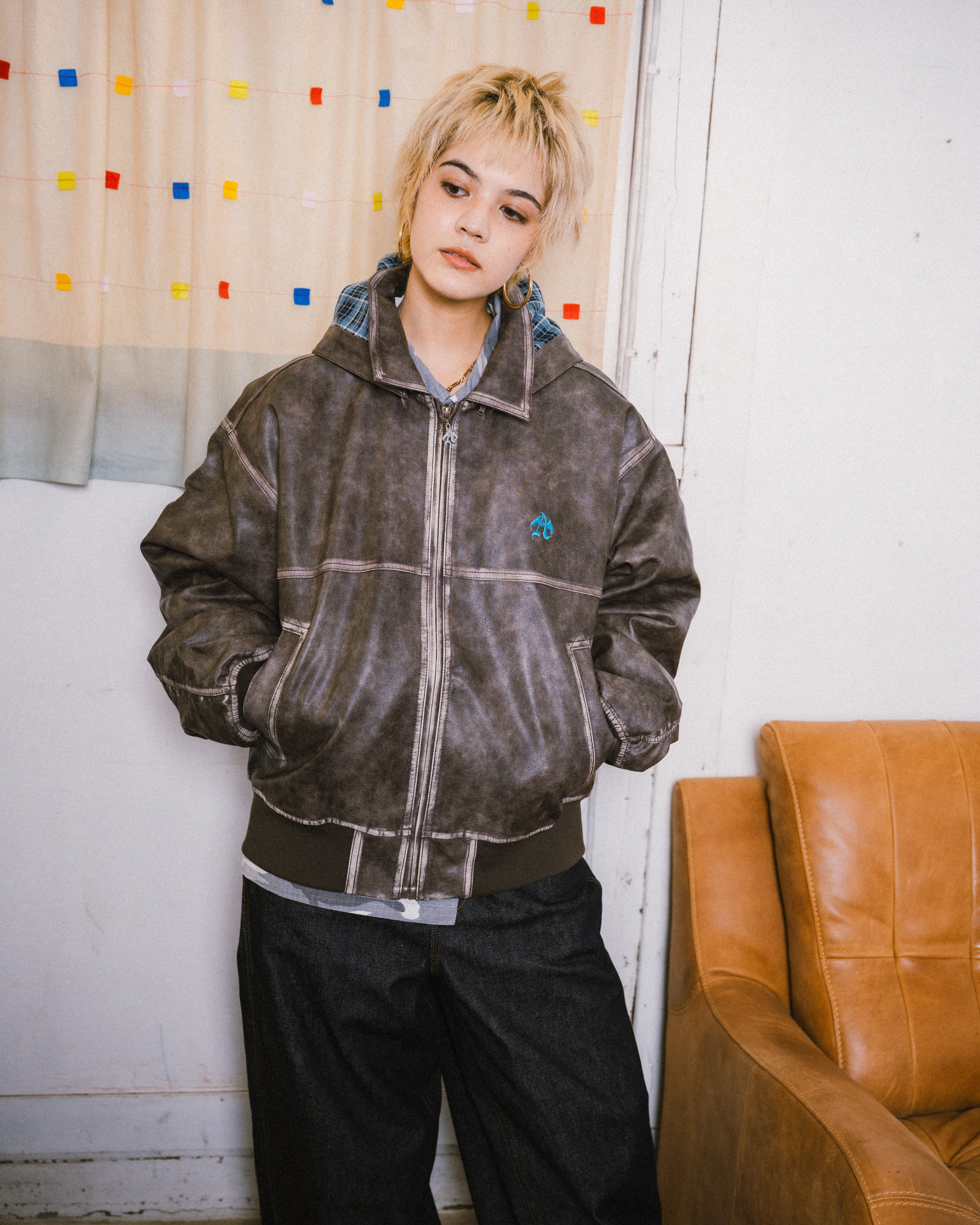 PU LEATHER JACKET – ANTIMID