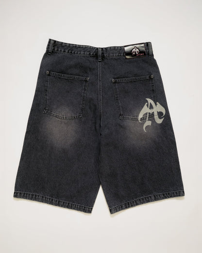 CROSS DENIM SHORTS