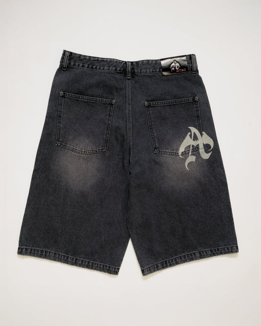CROSS DENIM SHORTS