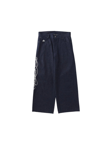 Antimid Script Logo Denim