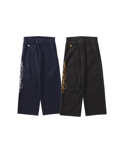 Antimid Script Logo Denim