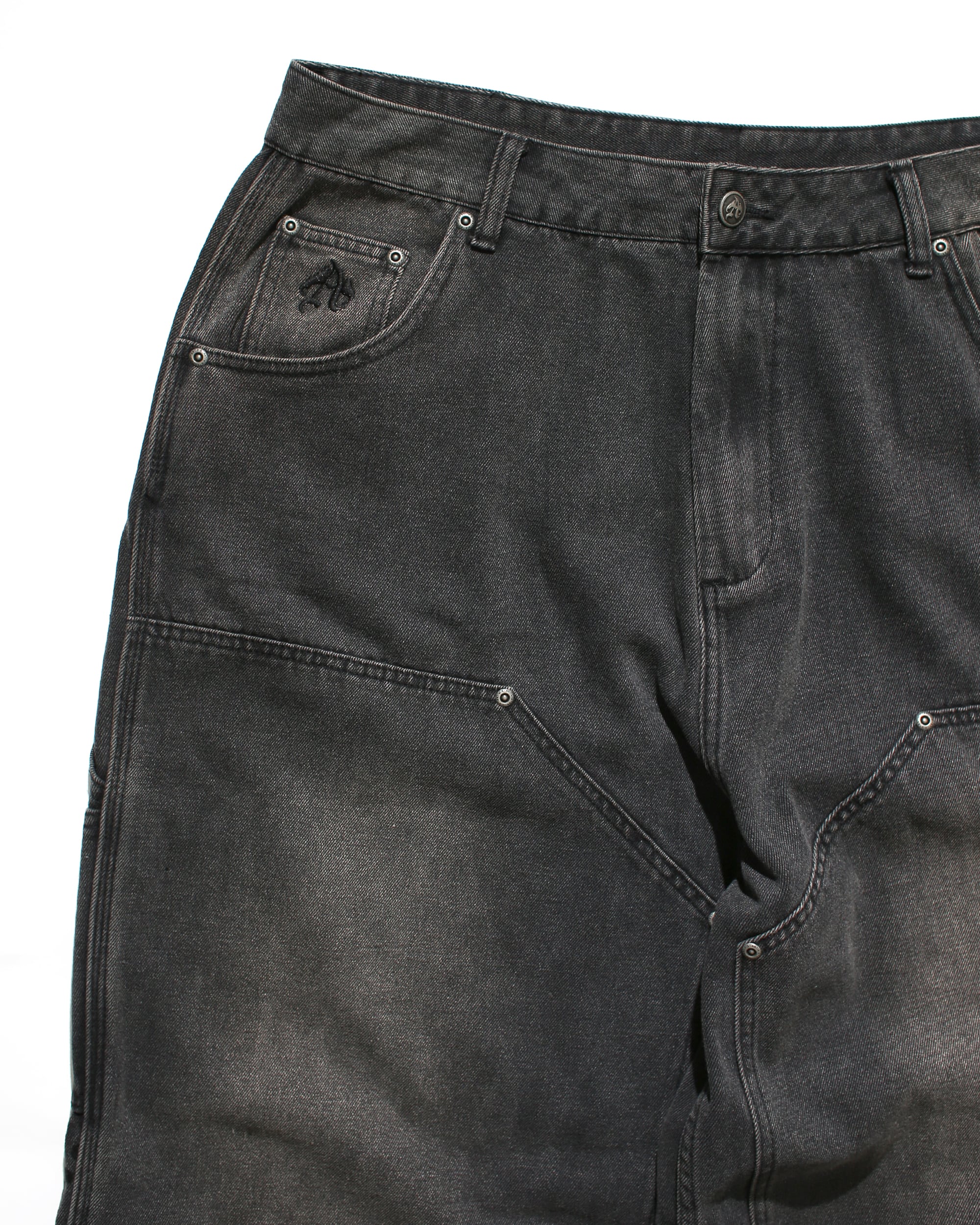DOUBLE KNEE BAGGY DENIM – ANTIMID