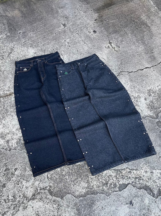 Antimid Studs Wash Denim
