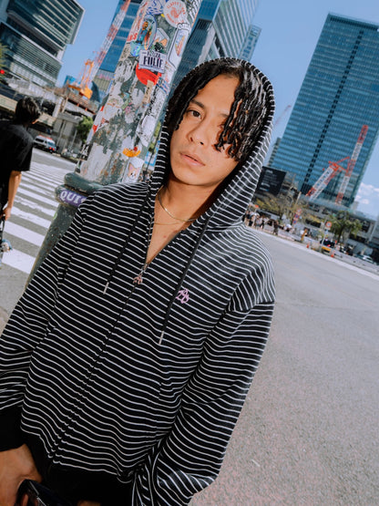 Antimid Border Zip Hoodie