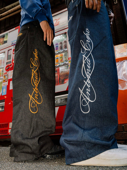 Antimid Script Logo Denim