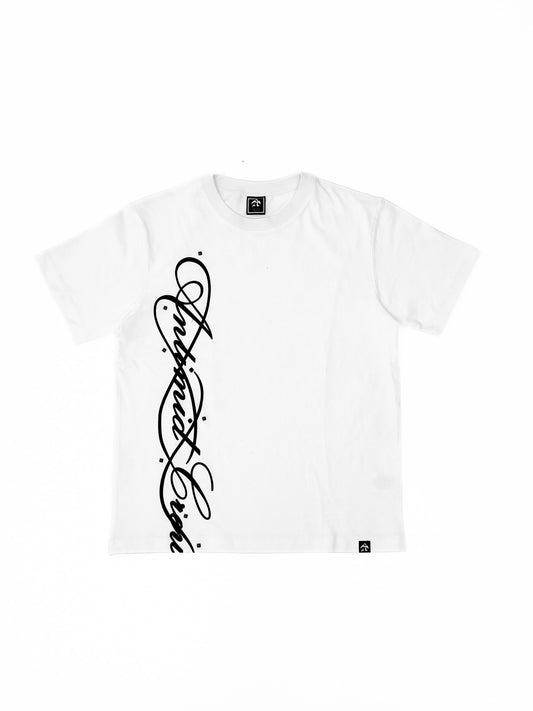 ANTIMID SCRIPT LOGO TEE