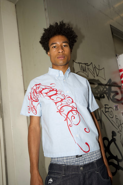 ANTIMID SCRIPT LOGO SHIRT