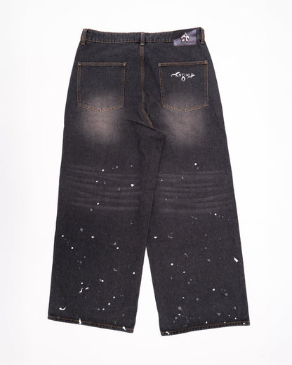 PAINT BAGGY DENIM