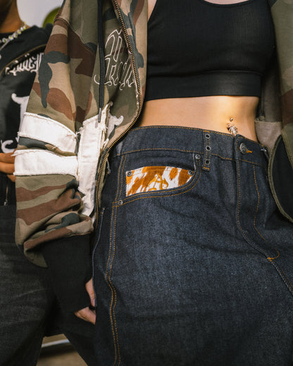 RIGID BAGGY DENIM